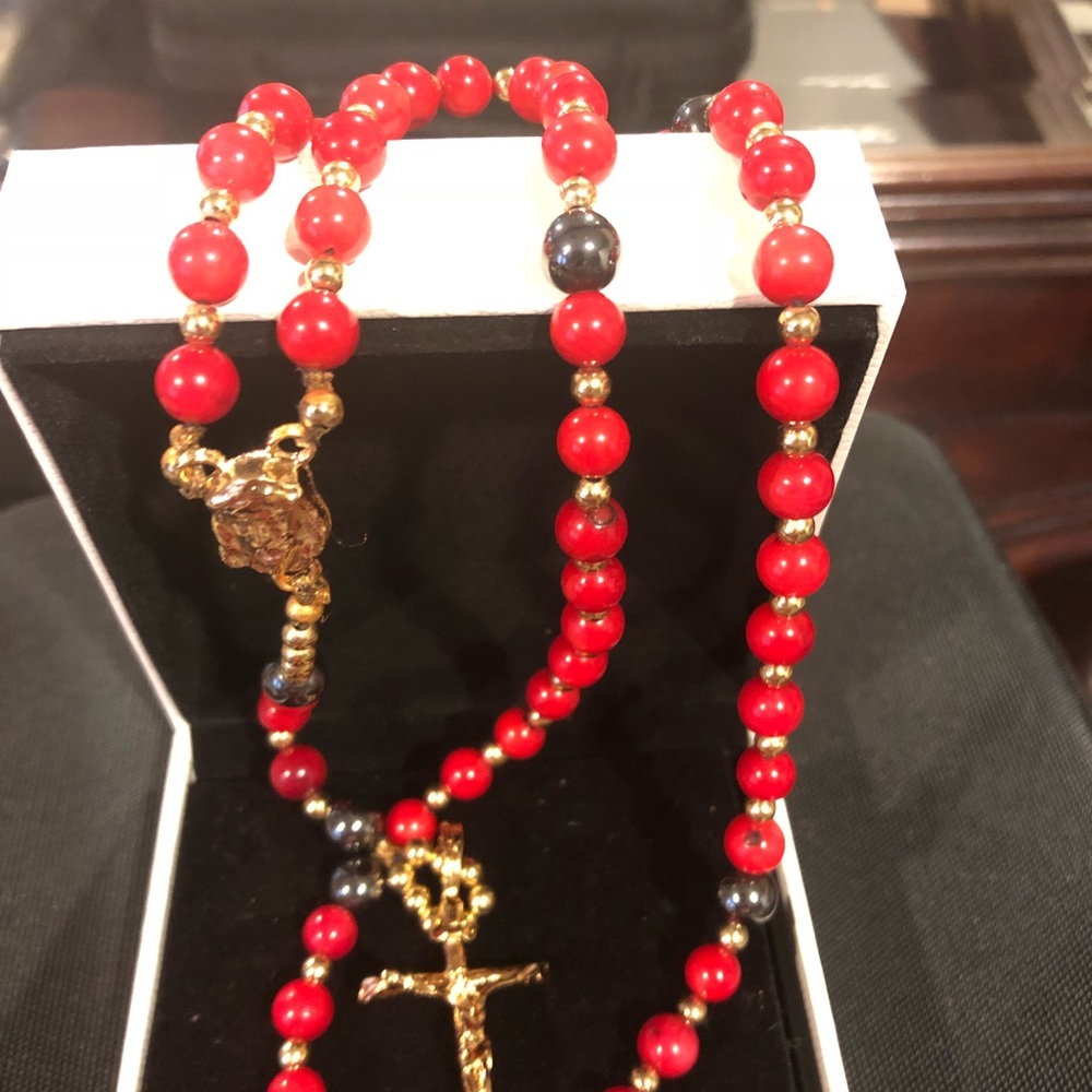 Rosary semiprecious stone